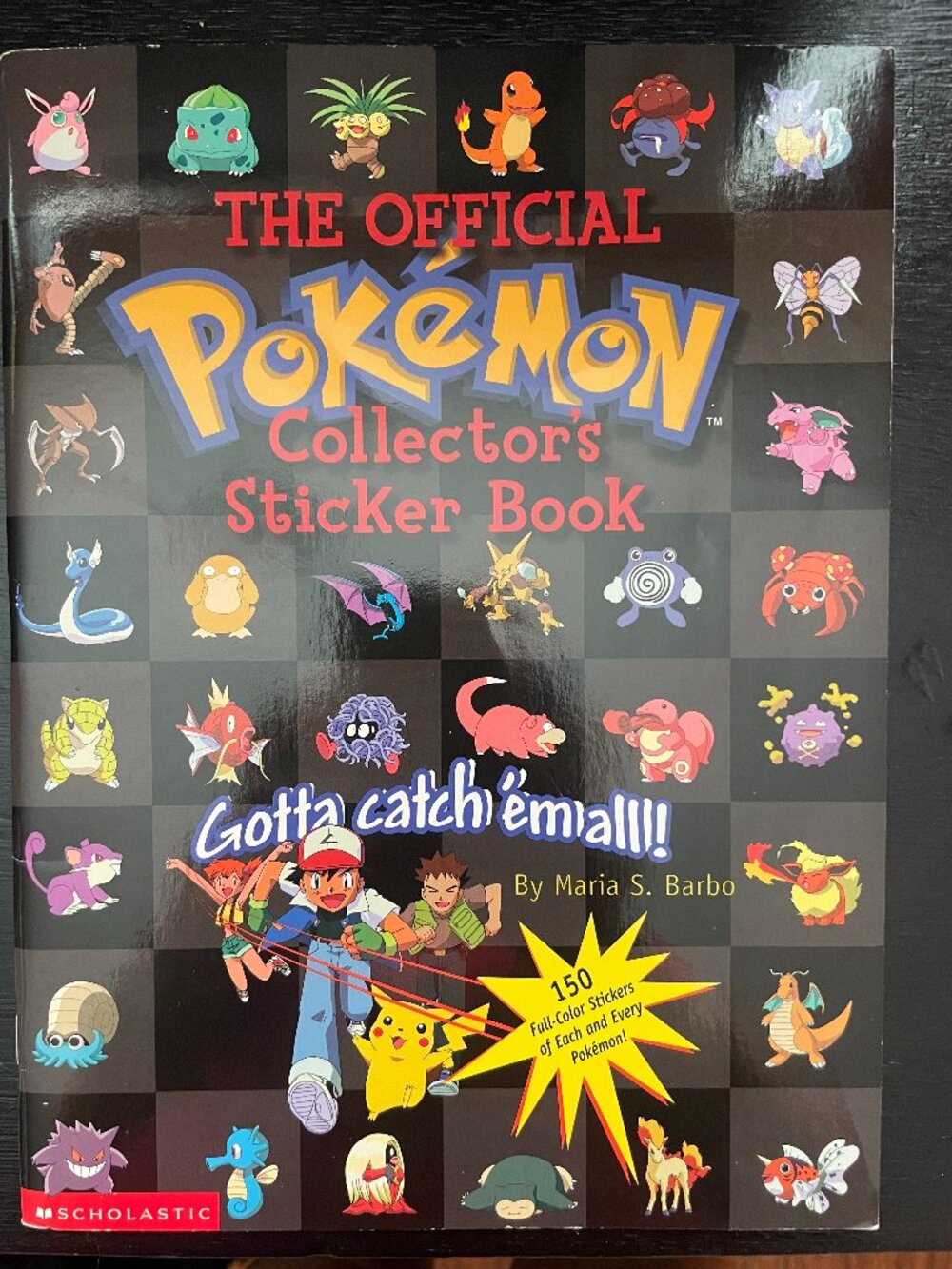 The Official Pokémon Collector's Sticker Book Vintage **With All 150 Stickers**